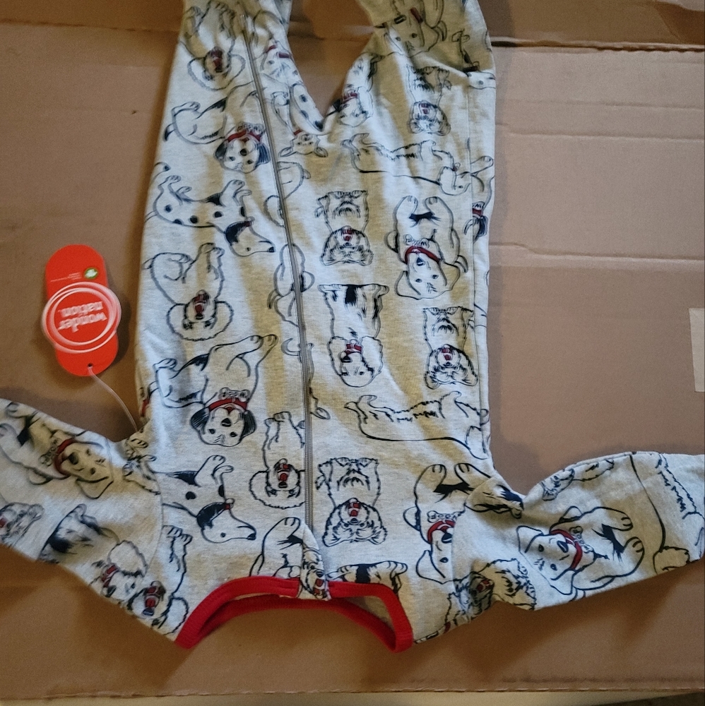 WONDER NATION Dog Print Jumper